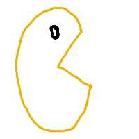 pac-man drawing by menna in Artbitrator