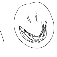 happy face drawing by alessatabea in Artbitrator
