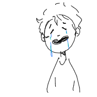 crying drawing by myself436 in Artbitrator