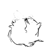 sleeping cat drawing by fatim3456 in Artbitrator