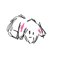 sleepy dog drawing by fatim3456 in Artbitrator