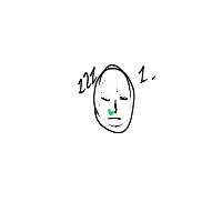 sleeping drawing by boislippy in Artbitrator