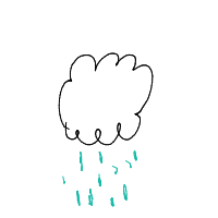 rain cloud drawing by boislippy in Artbitrator