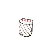 birthday cake drawing by boislippy in Artbitrator