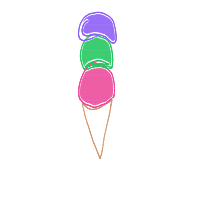ice cream cone drawing by boislippy in Artbitrator