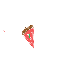 pizza slice drawing by boislippy in Artbitrator