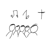 carolers singing drawing by player-yufq8xgrp in Artbitrator
