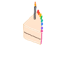 birthday cake drawing by eternalluna in Artbitrator