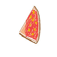 pizza slice drawing by eternalluna in Artbitrator