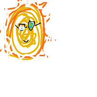 sun wearing sunglasses drawing by the-artist in Artbitrator