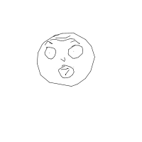 surprised face drawing by einstein in Artbitrator