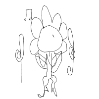 flower dancing drawing by i_havea-beardeddragon in Artbitrator