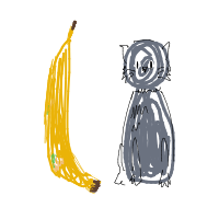 banana for scale drawing by myself436 in Artbitrator