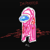 imposter among us drawing by myself436 in Artbitrator