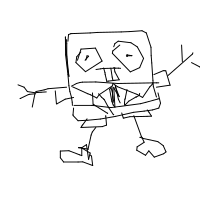 spongebob drawing by ub3cake_ in Artbitrator