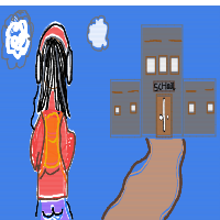 first day of school drawing by eternalluna in Artbitrator