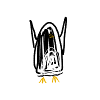 excited penguin drawing by jaydey_waydey in Artbitrator