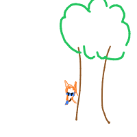 sneaky fox drawing by jaydey_waydey in Artbitrator