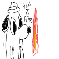 this is fine dog drawing by bread in Artbitrator
