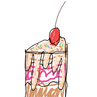 piece of cake drawing by emm4 in Artbitrator
