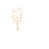 cat with tie drawing by adzwinz123 in Artbitrator