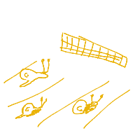 snail racing drawing by player-amk6um7qq in Artbitrator