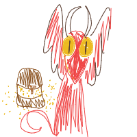 dragon guarding treasure drawing by lilyjunebuggy in Artbitrator
