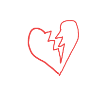 broken heart drawing by lilyjunebuggy in Artbitrator
