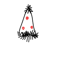 party hat drawing by lilyjunebuggy in Artbitrator
