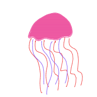 jellyfish drawing by lilyjunebuggy in Artbitrator