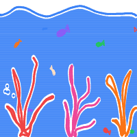 coral reef drawing by lilyjunebuggy in Artbitrator
