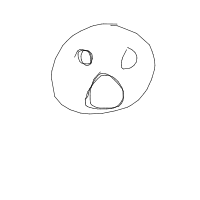 surprised face drawing by montuuu in Artbitrator
