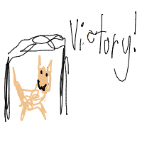 underdog victory drawing by bread in Artbitrator