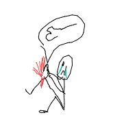 break a leg drawing by mint_milkshake in Artbitrator