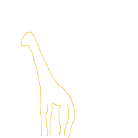 giraffe drawing by myname in Artbitrator