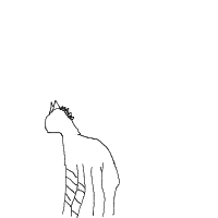 zebra drawing by myname in Artbitrator