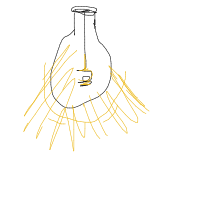 light bulb moment drawing by lulita in Artbitrator