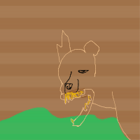 hyena drawing by myname in Artbitrator