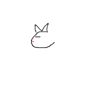 sleeping cat drawing by cristian in Artbitrator