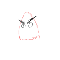 angry bird drawing by potatokawai67 in Artbitrator