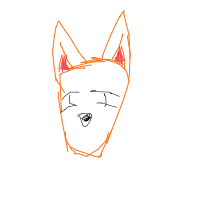 sneaky fox drawing by potatokawai67 in Artbitrator