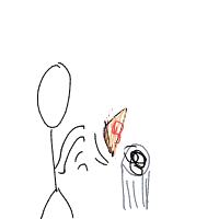 throwing food drawing by charlietadcfanjax in Artbitrator