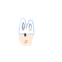 sonic drawing by potatokawai67 in Artbitrator