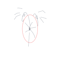 alarm clock ringing drawing by potatokawai67 in Artbitrator