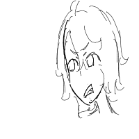 angry face drawing by thegoatofallgiats in Artbitrator