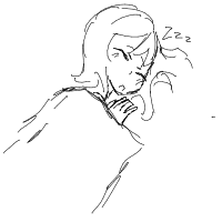 sleeping drawing by thegoatofallgiats in Artbitrator
