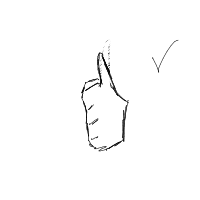 thumbs up drawing by thegoatofallgiats in Artbitrator