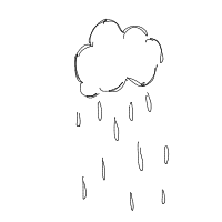 rain cloud drawing by thegoatofallgiats in Artbitrator