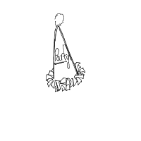 party hat drawing by thegoatofallgiats in Artbitrator