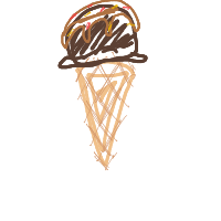 ice cream cone drawing by thegoatofallgiats in Artbitrator